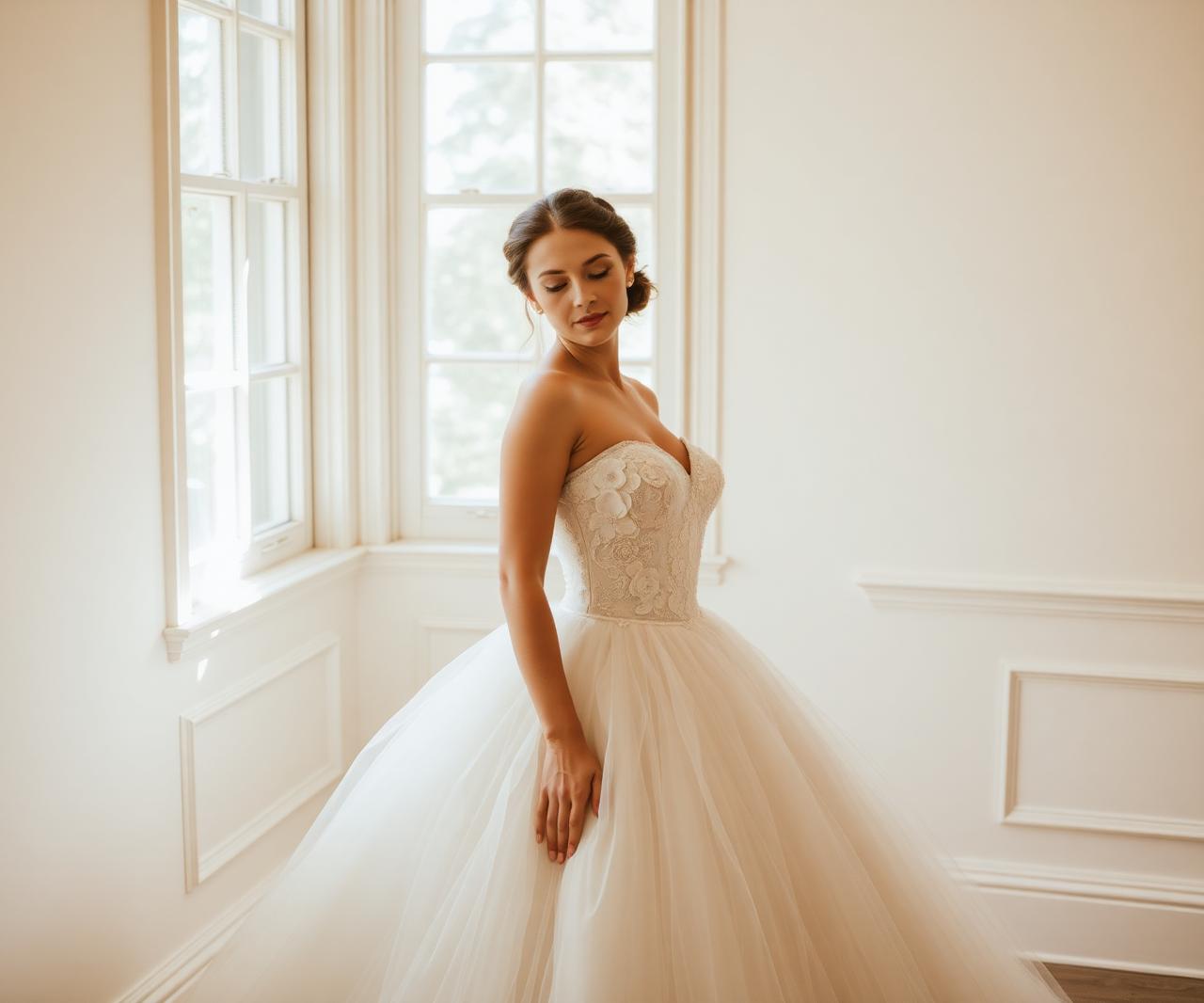 Ball gown silhouette