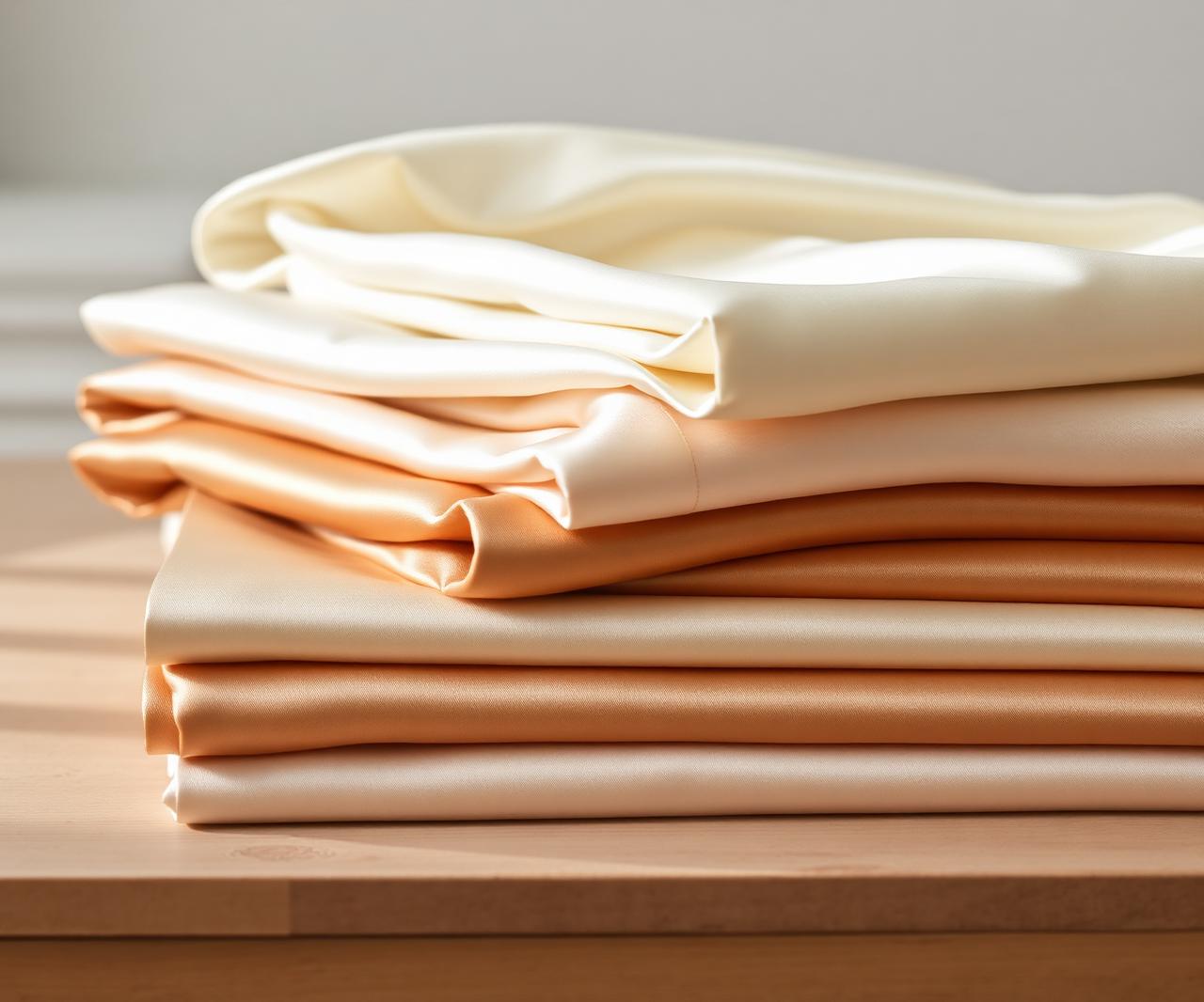 Silk satin swatches